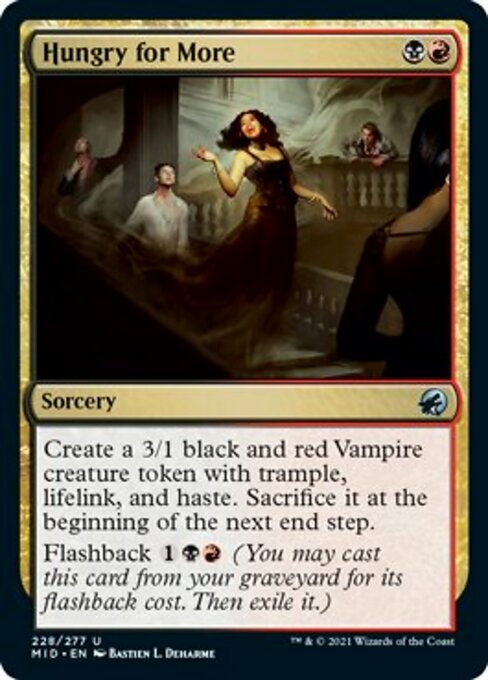 Hungry for More (Innistrad: Midnight Hunt) Light Play