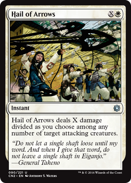 Hail of Arrows (Conspiracy: Take the Crown) Light Play