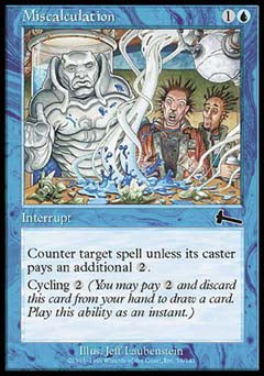 Miscalculation (Urza's Legacy) Heavy Play