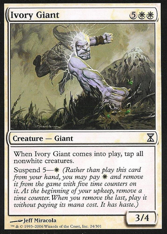 Ivory Giant (Time Spiral) Medium Play