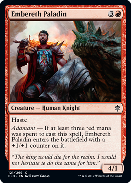 Embereth Paladin (Throne of Eldraine) Light Play