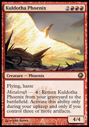 Kuldotha Phoenix (Scars of Mirrodin) Medium Play