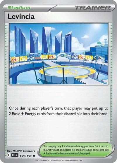 Levincia (SV09: Journey Together) Light Play Reverse Holofoil