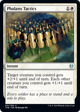 Phalanx Tactics (Theros Beyond Death) Light Play