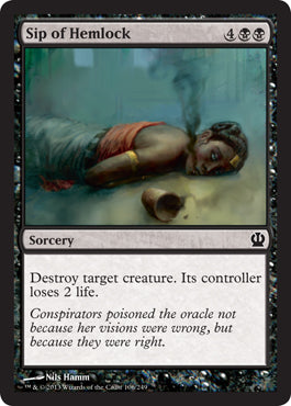 Sip of Hemlock (Theros) Light Play Foil