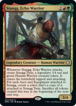 Stangg, Echo Warrior (Commander: Dominaria United) Light Play