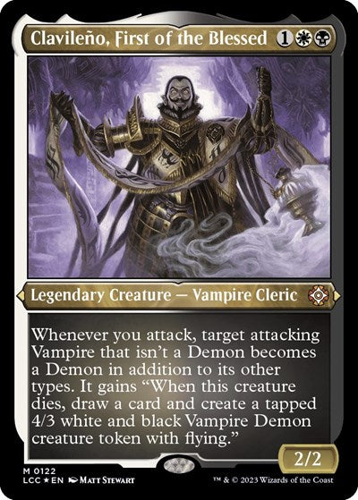 Clavileno, First of the Blessed (Display Commander) - Thick Stock (Commander: The Lost Caverns of Ixalan) Light Play Foil