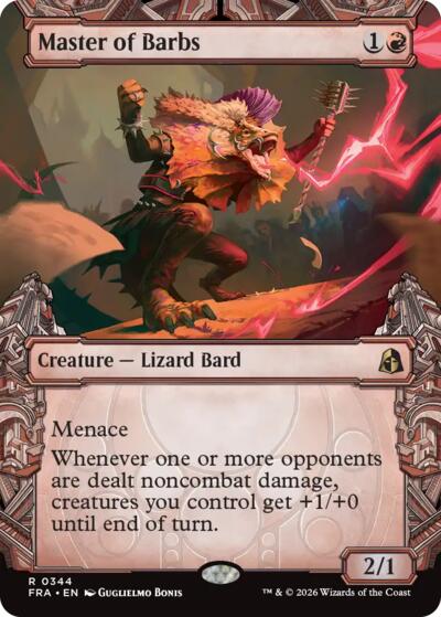 Master of Barbs (Showcase) (Reality Fracture) Light Play Foil