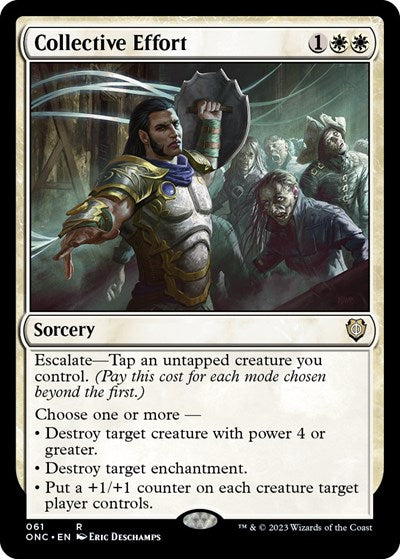 Collective Effort (Commander: Phyrexia: All Will Be One) Light Play