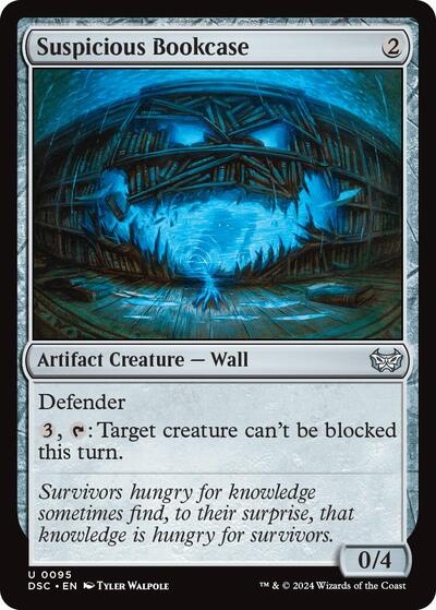 Suspicious Bookcase (Commander: Duskmourn: House of Horror) Light Play
