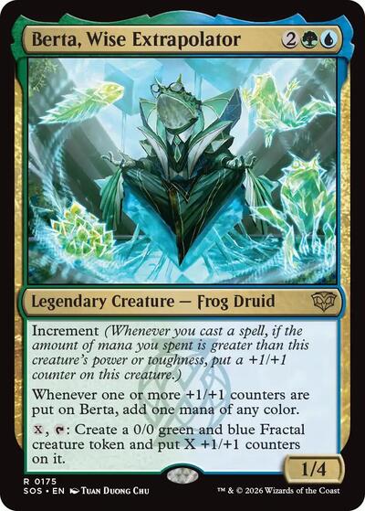 Berta, Wise Extrapolator (Secrets of Strixhaven) Light Play
