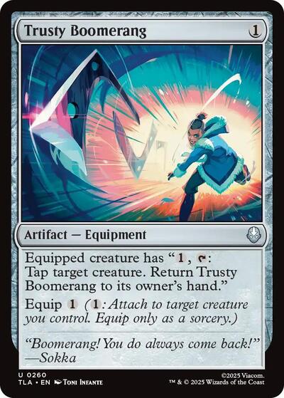 Trusty Boomerang (Avatar: The Last Airbender) Light Play