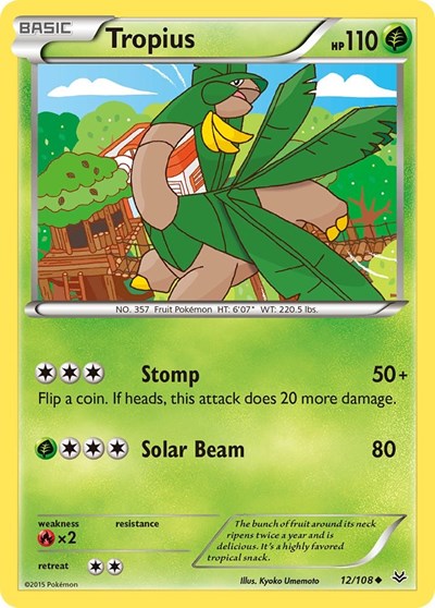 Tropius (XY Roaring Skies) Medium Play