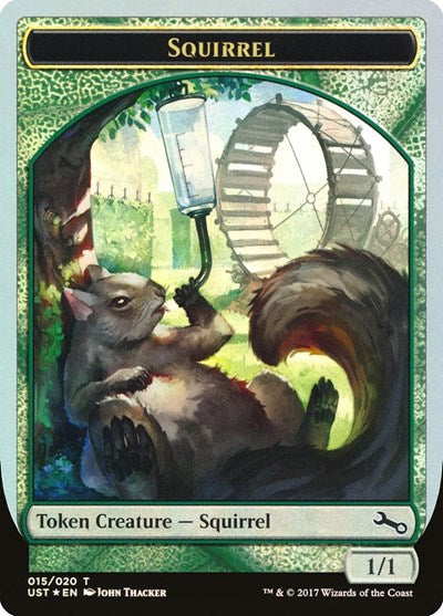 Squirrel Token (Unstable) Light Play Foil