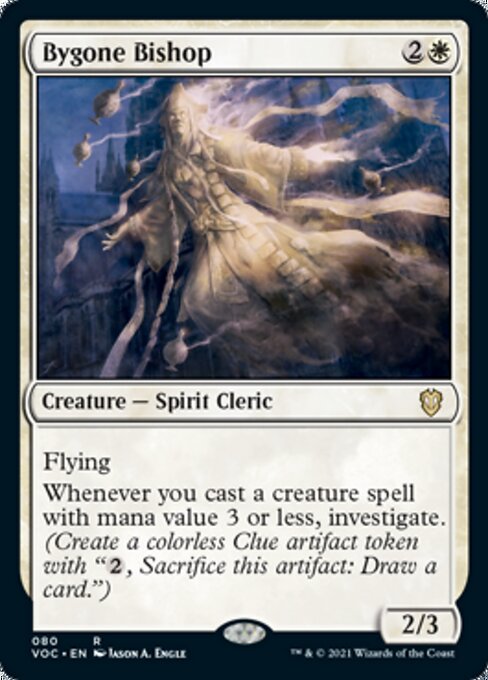 Bygone Bishop (Commander 2021 Crimson Vow) Light Play