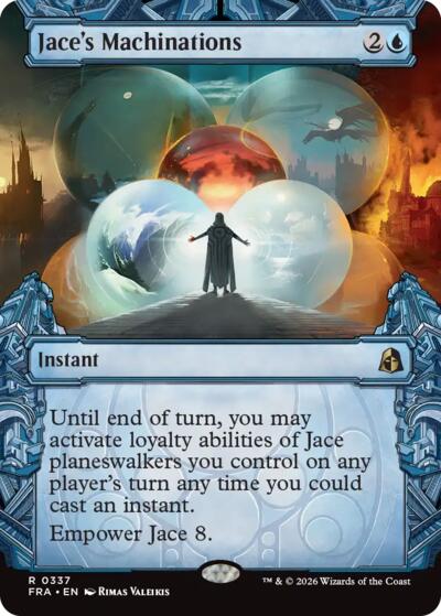 Jace's Machinations (Showcase) (Reality Fracture) Light Play