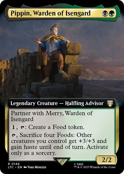 Pippin, Warden of Isengard (Extended Art) (Commander: The Lord of the Rings: Tales of Middle-earth) Light Play