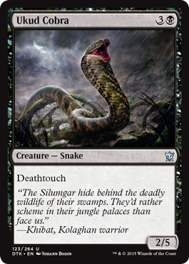 Ukud Cobra (Dragons of Tarkir) Near Mint Foil