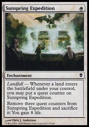 Sunspring Expedition (Zendikar) Medium Play