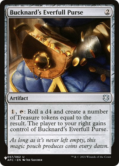 Bucknard's Everfull Purse (The List) Light Play