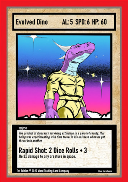 129/150 Evolved Dino - Rare