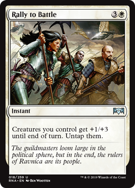 Rally to Battle (Ravnica Allegiance) Light Play