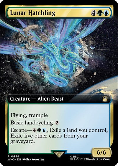 Lunar Hatchling (Extended Art) (Universes Beyond: Doctor Who) Light Play Foil