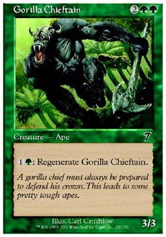 Gorilla Chieftain (7th Edition) Light Play