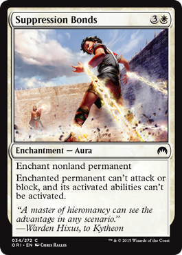Suppression Bonds (Magic Origins) Light Play