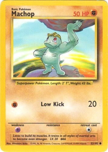 Machop (Base Set) Light Play