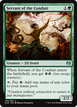 Servant of the Conduit (Kaladesh) Light Play