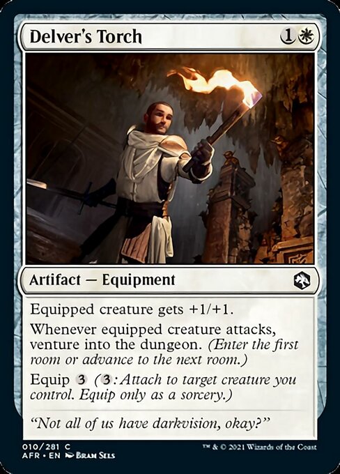 Delver's Torch (Adventures in the Forgotten Realms) Light Play