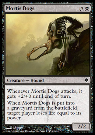 Mortis Dogs (New Phyrexia) Light Play