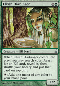 Elvish Harbinger (Lorwyn) Light Play Foil