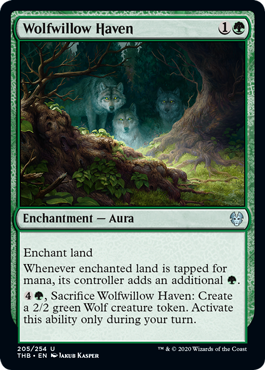 Wolfwillow Haven (Theros Beyond Death) Light Play