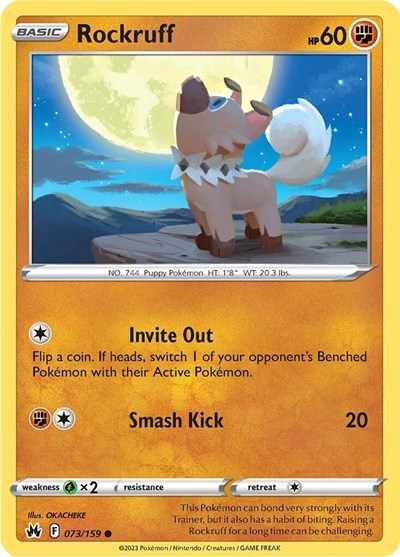 Rockruff (Crown Zenith) Medium Play