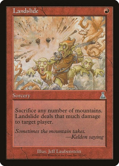Landslide (Urza's Destiny) Medium Play