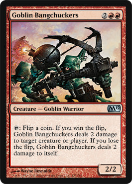 Goblin Bangchuckers (Magic 2012 Core Set) Light Play