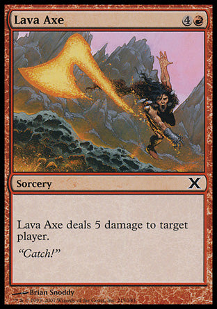 Lava Axe (10th Edition) Light Play