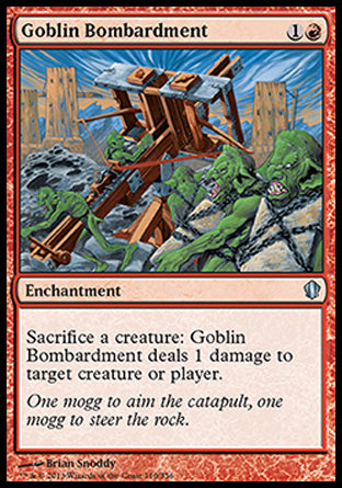 Goblin Bombardment (Commander 2013 Edition) Light Play
