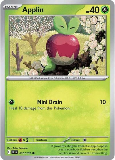 Applin (SV10: Destined Rivals) Light Play