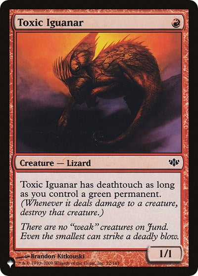 Toxic Iguanar (The List) Light Play