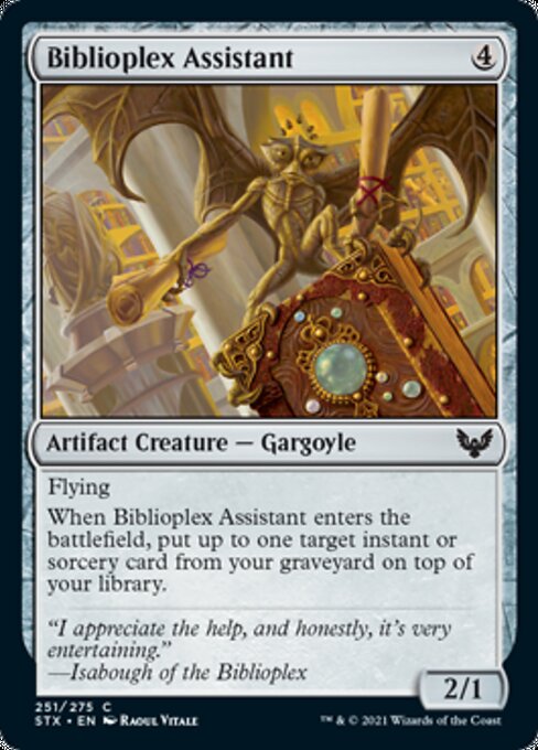 Biblioplex Assistant (Strixhaven) Light Play