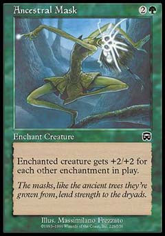 Ancestral Mask (Mercadian Masques) Light Play