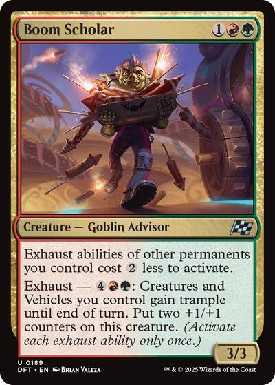 Boom Scholar (Aetherdrift) Light Play