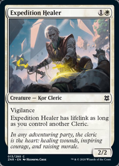 Expedition Healer (Zendikar Rising) Damaged / Poor