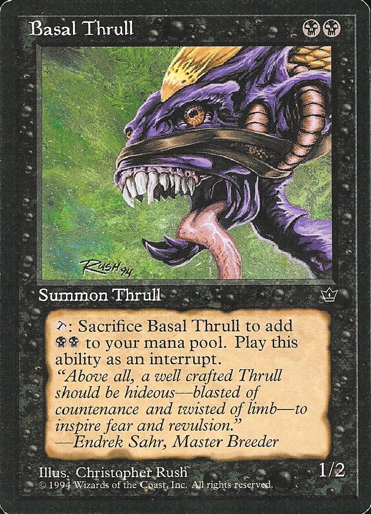 Basal Thrull (Rush) (Fallen Empires) Light Play