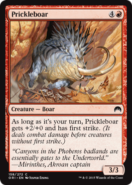 Prickleboar (Magic Origins) Light Play