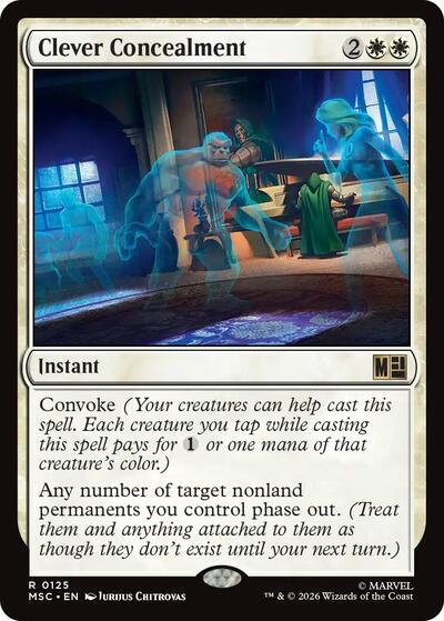 Clever Concealment (Commander: Marvel Super Heroes) Light Play