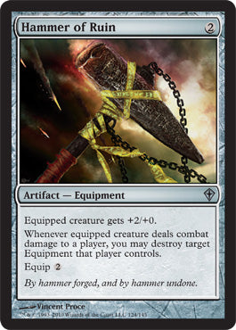 Hammer of Ruin (Worldwake) Damaged / Poor